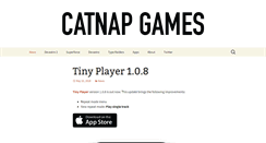 Desktop Screenshot of catnapgames.com