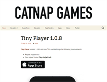 Tablet Screenshot of catnapgames.com